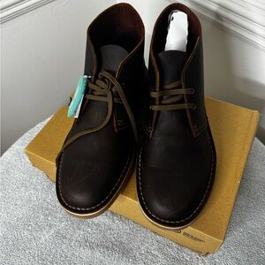 Clarks Dark Brown Chukka Boots